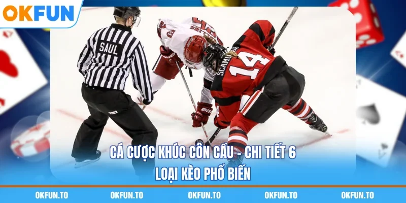 Cá Cược Khúc Côn Cầu - Chi Tiết 6 Loại Kèo Phổ Biến